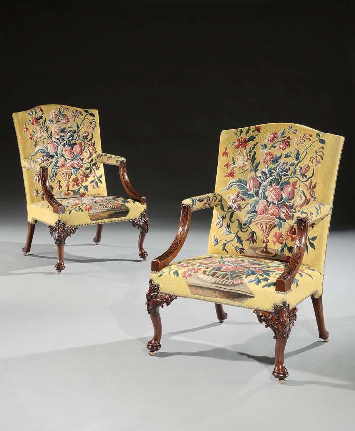 THE UNTERMYER LIBRARY ARMCHAIRS